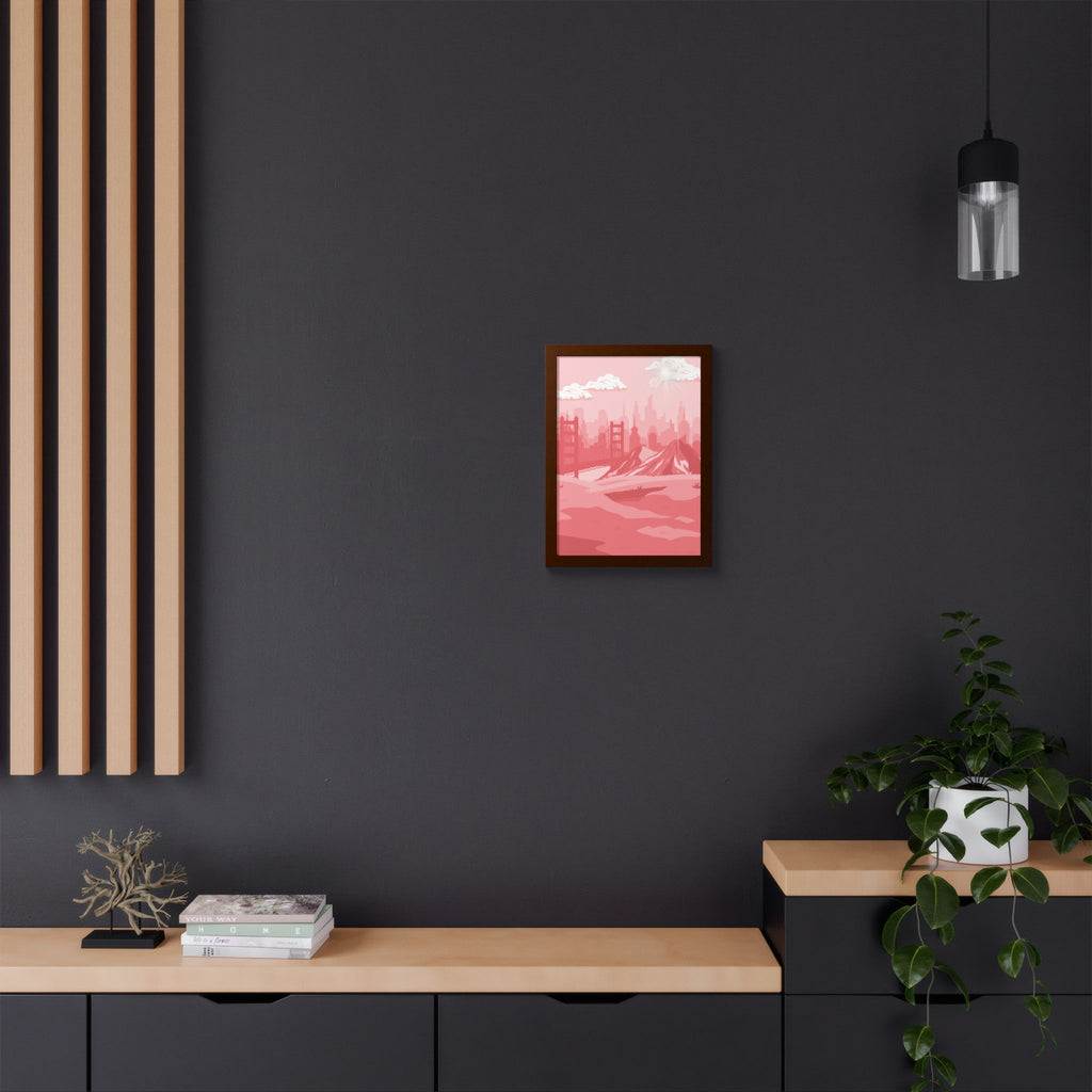 Pink Cityscape Home Decor