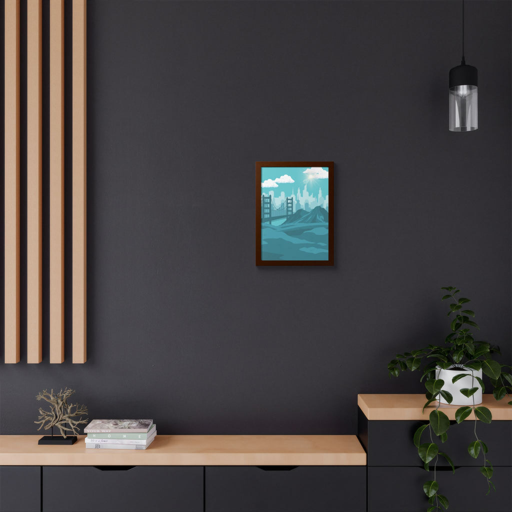 Blue Cityscape Home Decor