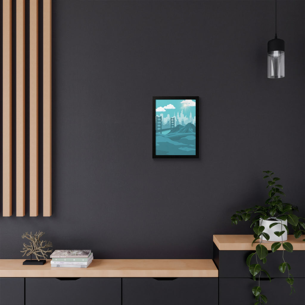 Blue Cityscape Home Decor