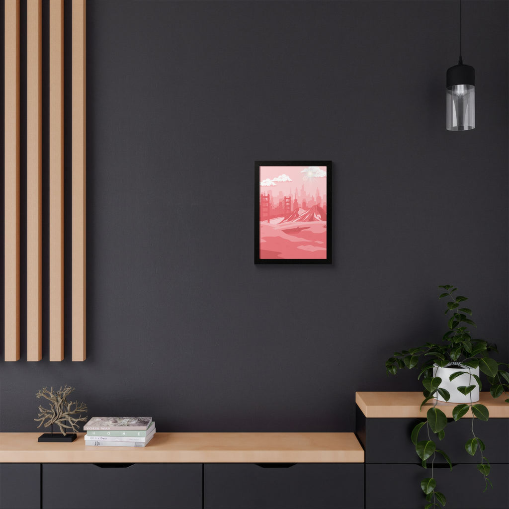 Pink Cityscape Home Decor