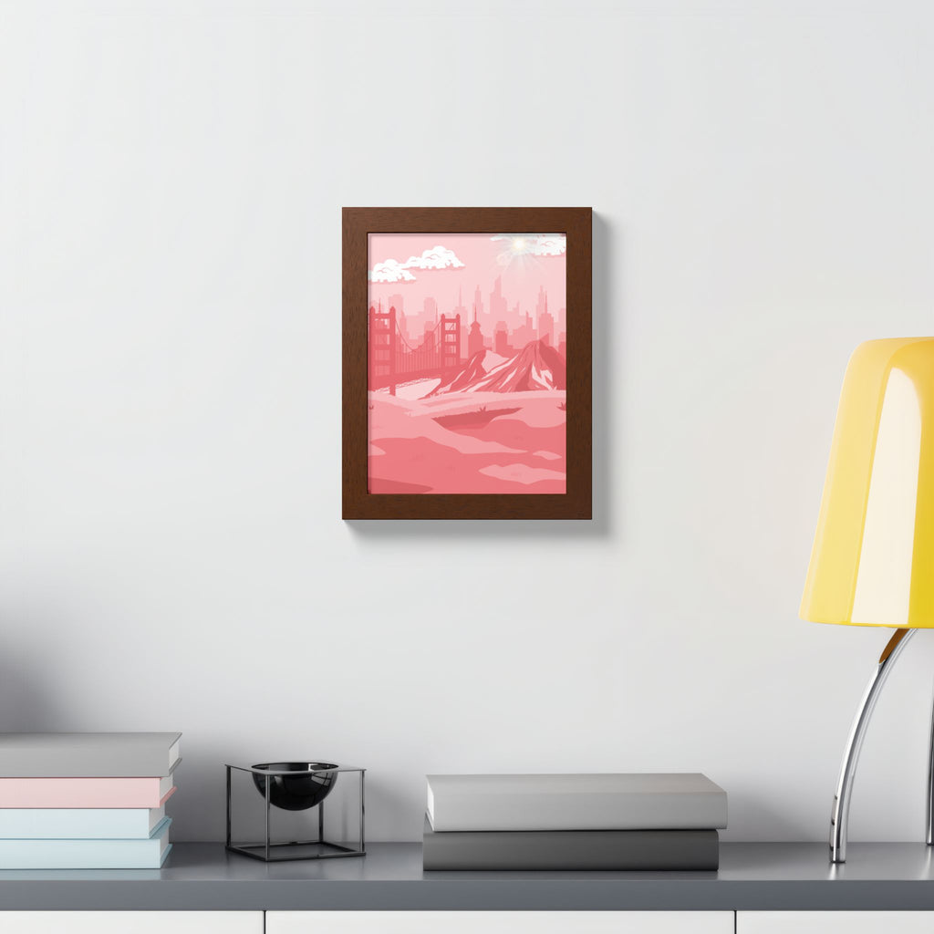 Pink Cityscape Home Decor