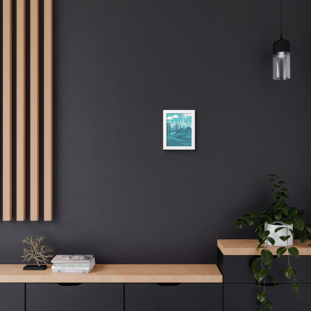 Blue Cityscape Home Decor